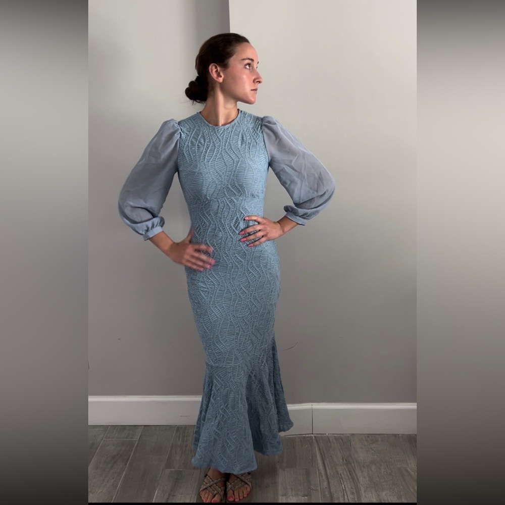 Blue dress